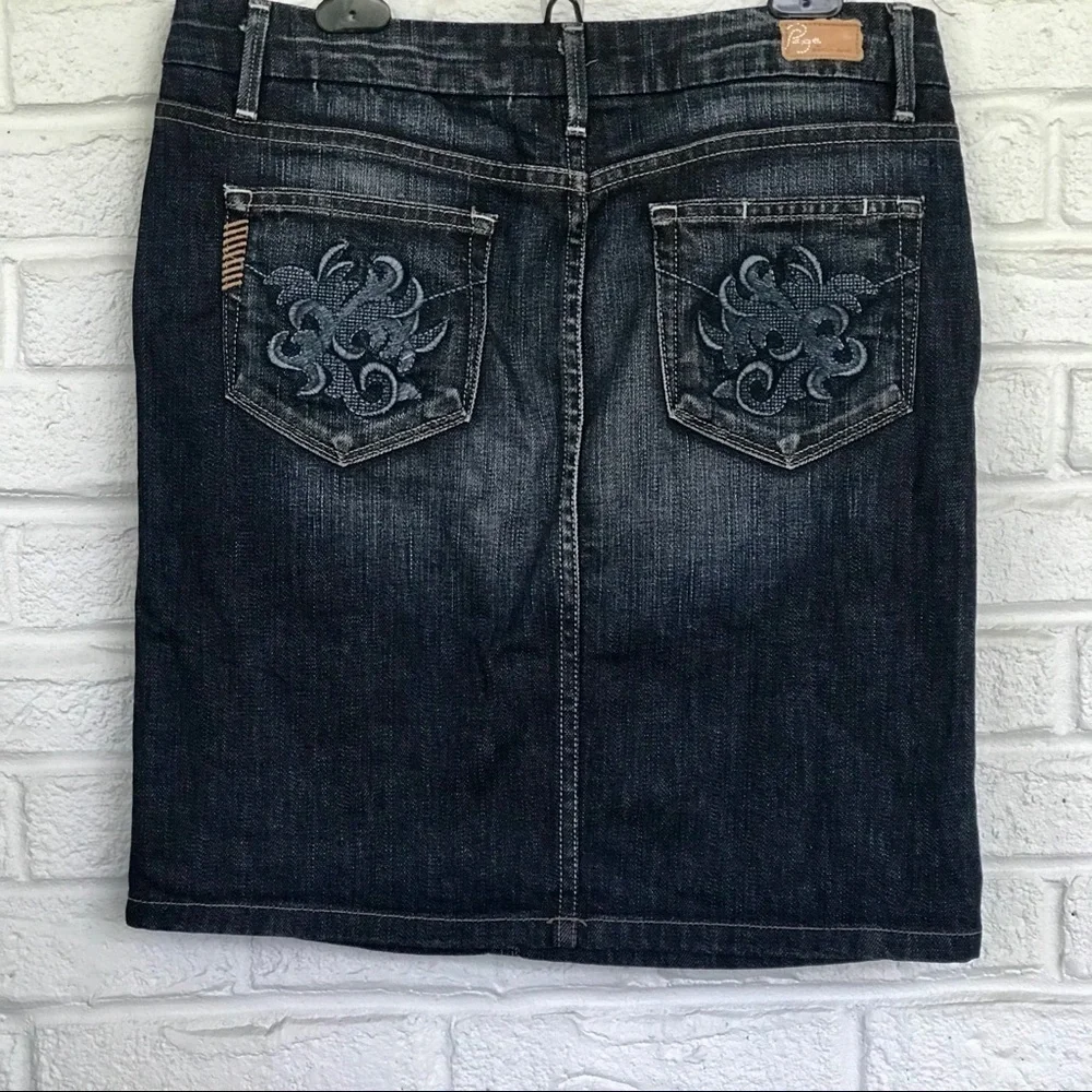 Paige Premium Denim Norton Skirt-Embellished